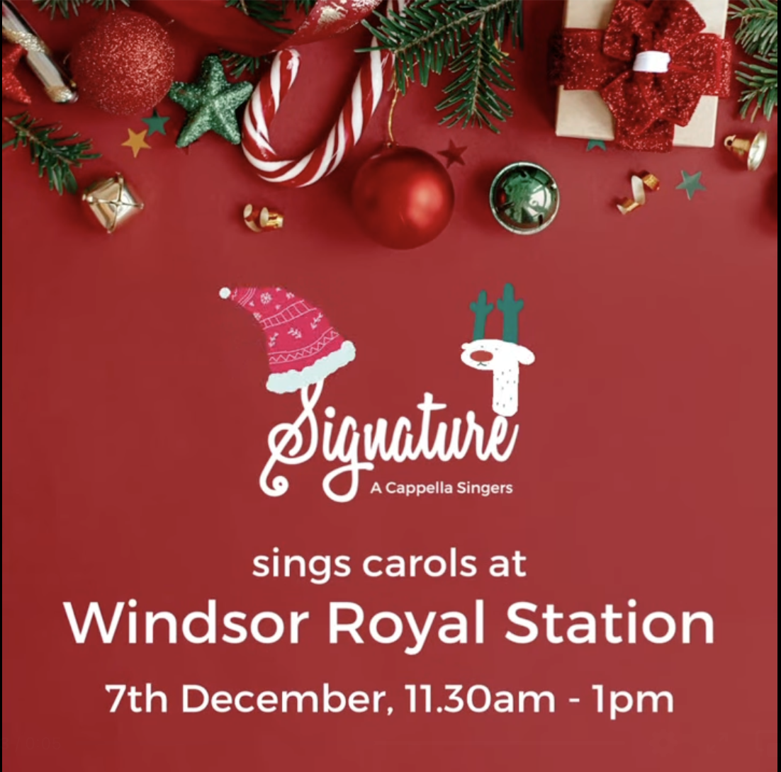 Xmas Singout at Windsor Station Xmas Singout at Windsor Station