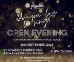 OPEN REHEARSAL - 3RD SEPT
